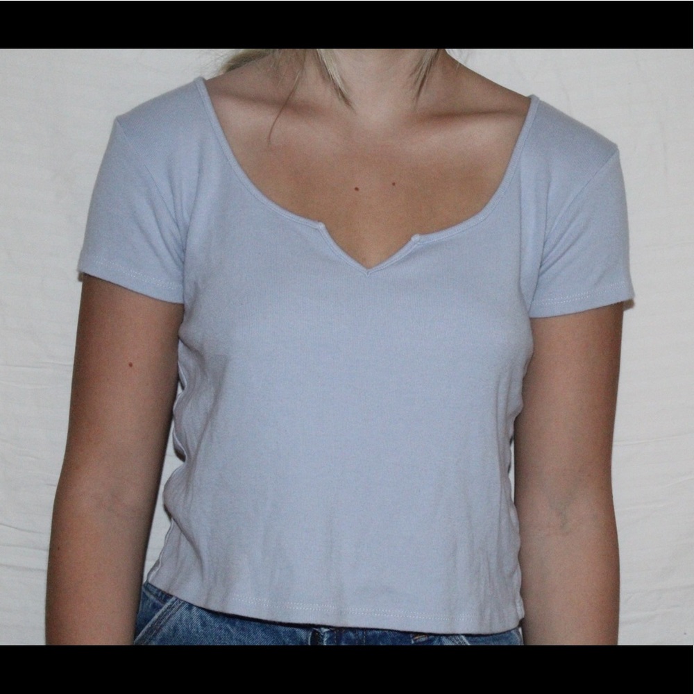 Rare Brandy Melville blue top